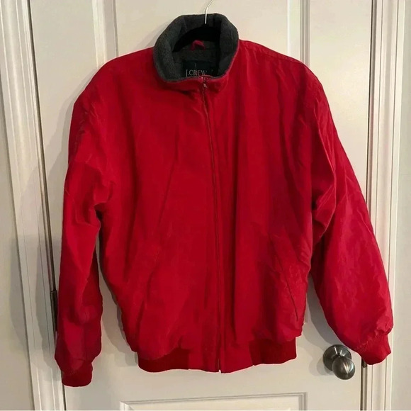 Vintage j crew women’s puffer jacket small fleece lined - Picture 1 of 5